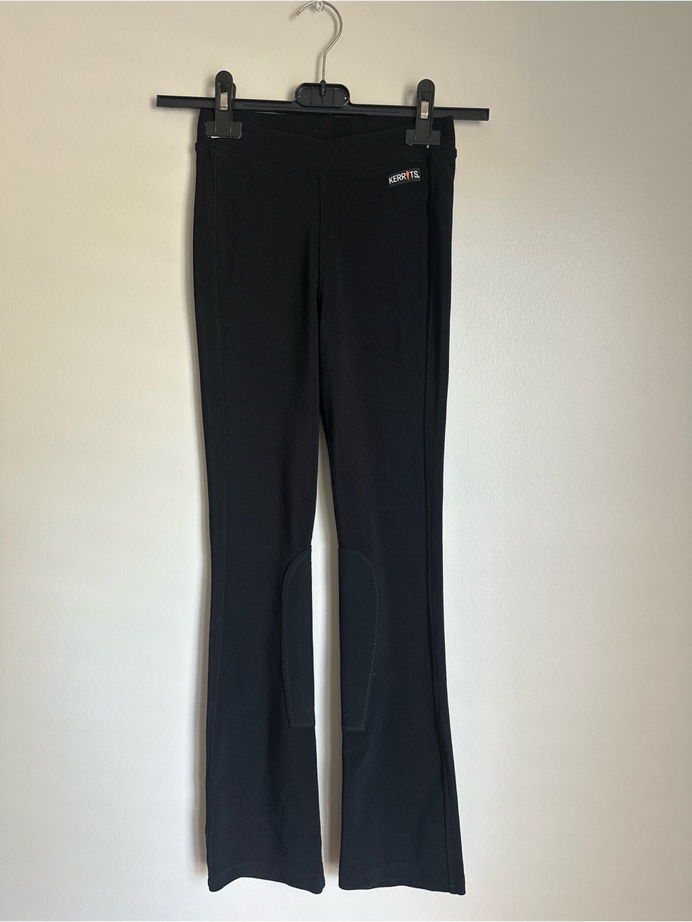 Kerrits Microcord Girls Youth Size Large Black Bootcut Breeches